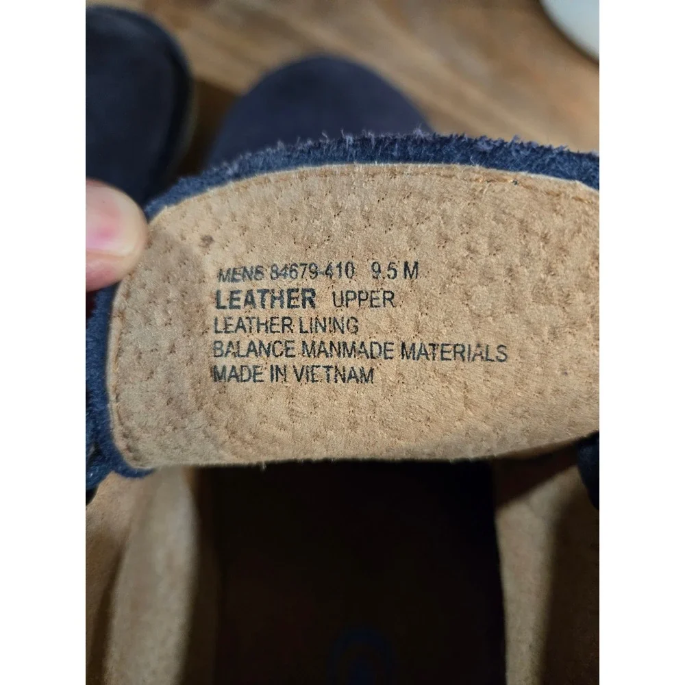 Nunn Bush‎ Mens Dark Blue Suede Chukka Boots Size 9.5 M